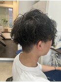 メンズマッシュパーマ