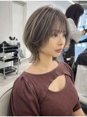 ハイライト×ハッシュカットネオウルフ20代30代40代UP