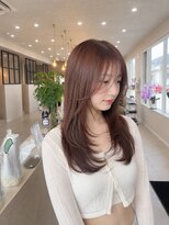 ステラ(Stella)&nbsp;ふわっと動く☆レイヤーカット×ピンクブラウン【青森 八戸】