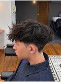 MEN’S/ニュアンスパーマ/ニュアンスウルフ/表参道駅