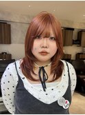 イメチェンするならこれ!肌映えオレンジカラーで垢抜けヘアに♪