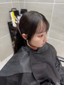 アンジェリカラボ 梅田店(ANGELICA LABO) 横顔まで可愛くなれる！おくれ毛と毛流れにこだわった小顔カット