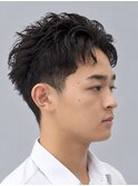 学生カット 清潔感ツーブロックショート
