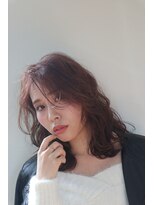 ブリス(VLISS)&nbsp;フリンジシースルーミディ_3Dカラーシースルーバングフェザー