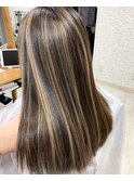 [WHITE  RYOTA]コントラストハイライト＋ストレートver
