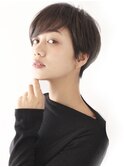 大人クールショート/30代40代/毛先パーマ