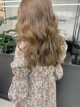 アンドスタイル(&style) 【大名店　江藤】オリーブベージュ　ブリーチなし