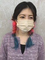 ヘアメイク クープ びいまた店 グラデーションフリンジ