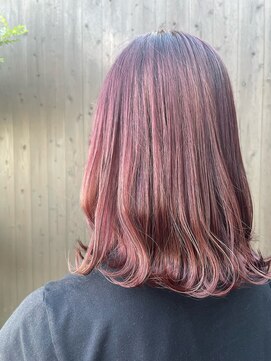 ジョイヘアー 大在店(JOIE hair) 大人かわいい王道バーガンディ