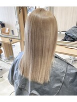 ラ ブーケ 中川中島店(La Bouquet) 水素トリートメント×ミルクティーカラー