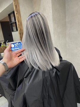 サニー 渋谷(SUNNY) バレイヤージュ、グレージュカラー、ハイライト、ココアベージュ