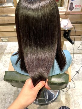 テトテ 門戸厄神店(tetote) 【tetote川崎サロンスタイル】髪質改善*艶さらストレート