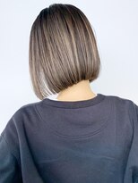 アルバム 渋谷パルコ(ALBUM) エアタッチボブ_チェリーブラウンフェミニンロング_ba381911