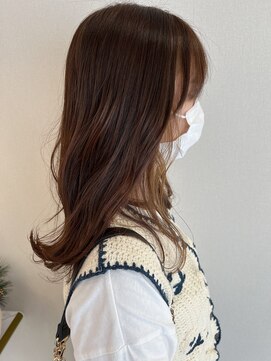 ベルバイヘアスイッチ(by hairswitch) ナチュラルブラウン インナーカラー ヘッドスパトリートメント