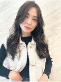THOiRY【女性らしい柔らかヘア】似合わせ小顔艶髪ゆる巻きロング