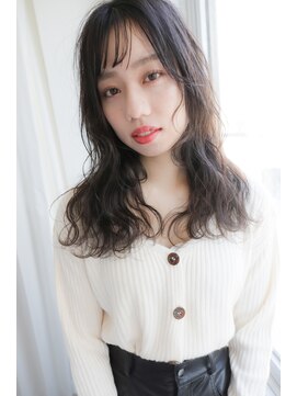 コリ 氷川台店(cori) ロブヘア/オリーブベージュ/ロングレイヤー/鎖骨ミディアム