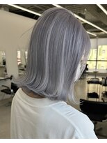 エゴル ナゴヤサカエ(ENGOL NAGOYA SAKAE)&nbsp;保存必須【外ハネハイトーンボブ】ブルーシルバーカラー