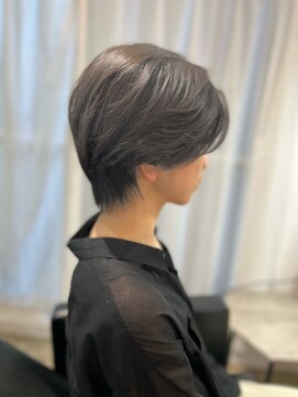 ツムグ 代官山店(TUMUGU) 大人ショートボブ×白髪ぼかしアッシュカラーブルージュ×代官山