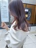 カット+髪質改善カラー+マイクロバブル頭皮クレンジング