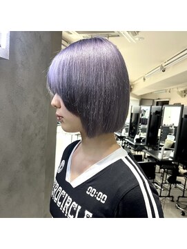 ヴェイン 渋谷(vain) ラベンダーカラー×ボブ