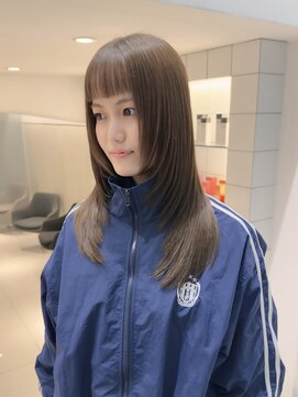 スノッブ(SNOB) レイヤーカット×グレージュ◯浜本大志