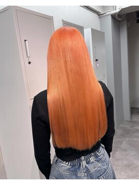 ヴェルダ 池袋店(verda) ブリーチ2回～　オレンジカラー