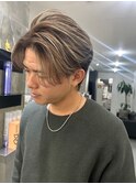 波巻きツイストスパイラルパーマ/フェザーパーマ/眉毛/メンズ