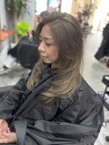 シールドヘアー 沖縄 新都心(C'LD Hair)&nbsp;カーキベージュ○レイヤーカット