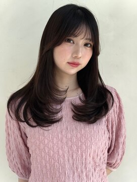 ザックラフィネ(ZACC raffine) レイヤーカット/マロンベージュ/ワンカール/顔まわりカット