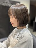 【似合わせボブ】マロンベージュ/髪質改善/刈り上げボブ