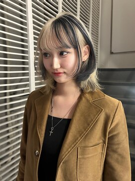 天神美容室 ブリーチ／レイヤーカット／ハイトーン