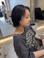 アナ ラーナ(Anna Lanna)&nbsp;ブルーグレージュ×軽やかボブ＊森本ひろか＊