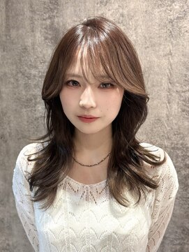 フォーカス 柏店(FOCUS) レイヤーカット×マロンベージュ　【韓国ヘア】