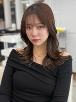 ソラ 広尾店(SORA) ミディアムヘア/ミディアムレイヤー/くびれ巻き