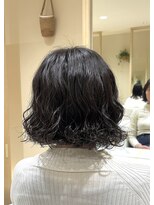 シアン 栄店(CYAN.)&nbsp;首元スッキリ！ボブウェーブパーマ