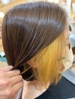 ヘアメイク メルシー(Merci)&nbsp;イヤリングカラーイエロー