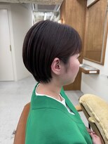 タミーズ 金山(Tummy's)&nbsp;耳掛けマッシュショート×オレンジブラウン