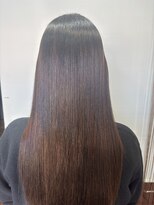 クリエイティブヘアーエィス(creative hair Ace)&nbsp;ピンクベージュ/アンブレラカラー/クールショート/前髪/登米市