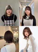 〈モモ〉顔まわりの似合わせとレイヤーカット、毛髪ケアが得意