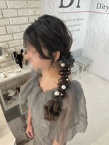 ディティカ ティア(Dityca tia)&nbsp;参列におすすめサイド編みおろし