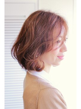 ソイクフ(SOY KUFU) 大人可愛い20代30代40代イメチェン似合わせカットレッドブラウン