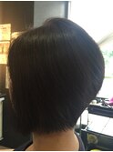 前下がりグラデーションボブ　宇都宮