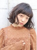 ゆるパーマで大人フリンジボブ neolivecopain