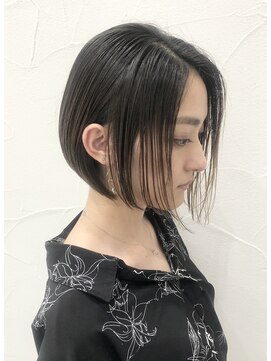 アッシュ 中目黒店(Ash) 顎ラインぱつっとボブ