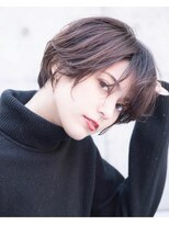 ケアリー 武蔵小杉(Carelly)&nbsp;大人かわいい前髪セシルカットココアブラウンフリンジウェーブ