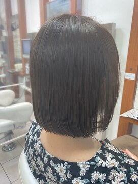バサ 新所沢店(BASSA) ナチュラルボブ×アッシュカラー
