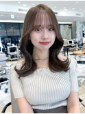 るなstyle 韓国風くびれヘア 20代30代40代 アッシュベージュ♪