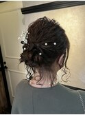 結婚式ヘアセット♪