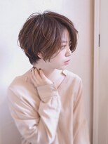 ハウスアンドヘアーワークス(House&Hair works) 前髪長め大人小顔ショート30代40代50代　藤沢