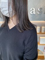 ベーシス(Basis) 【Basis福田】パツっとボブ×グレージュ